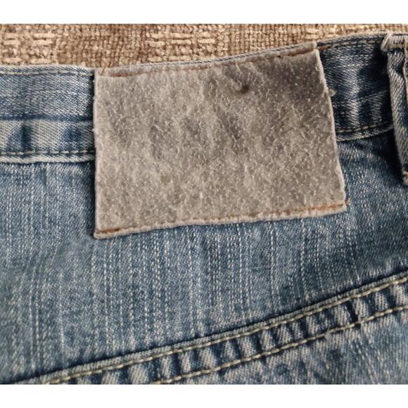 Vintage Southpole Baggy Jeans Size 38 Distressed Pockets Patchwork Rare - Picture 11 of 15